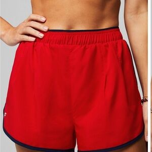 Fabletics Red Women's Athletic Shorts